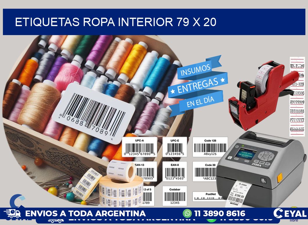 ETIQUETAS ROPA INTERIOR 79 x 20