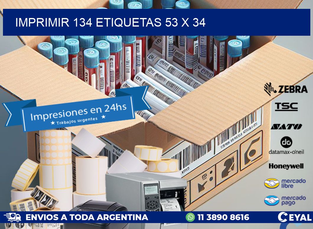 IMPRIMIR 134 ETIQUETAS 53 x 34