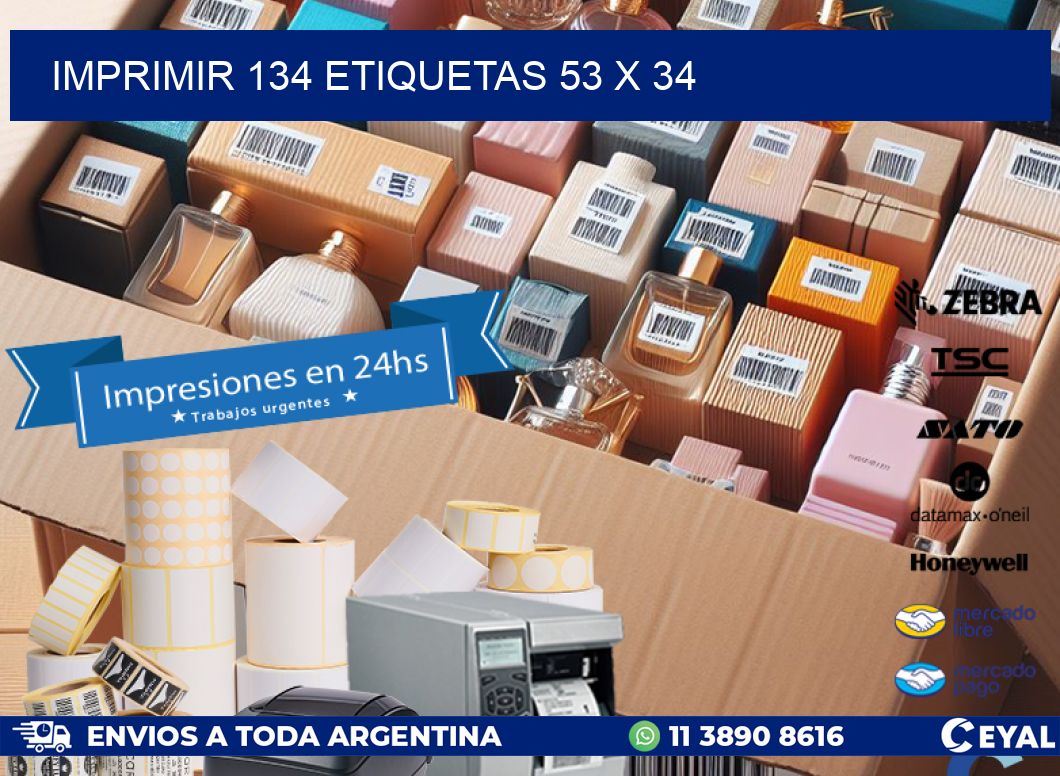 IMPRIMIR 134 ETIQUETAS 53 x 34