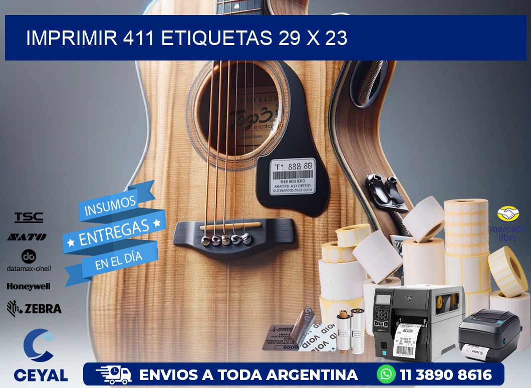 IMPRIMIR 411 ETIQUETAS 29 x 23