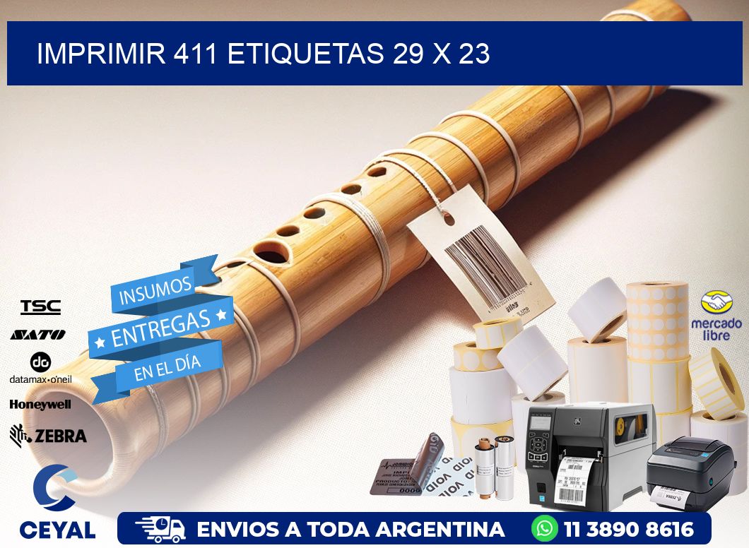 IMPRIMIR 411 ETIQUETAS 29 x 23