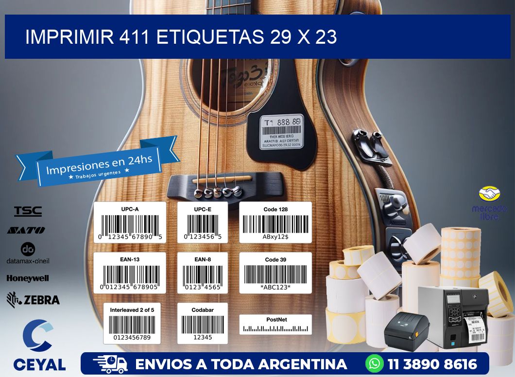 IMPRIMIR 411 ETIQUETAS 29 x 23