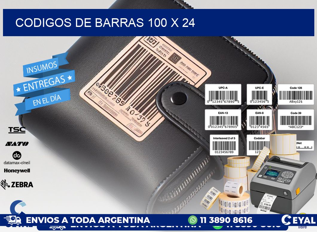 codigos de barras 100 x 24