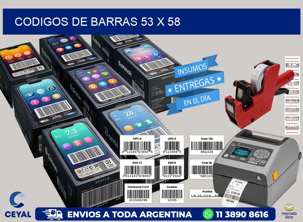 codigos de barras 53 x 58