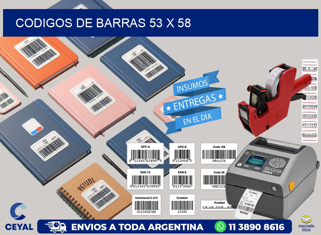 codigos de barras 53 x 58