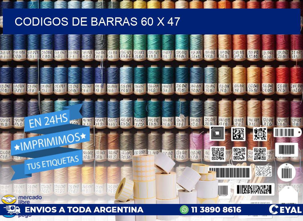 codigos de barras 60 x 47