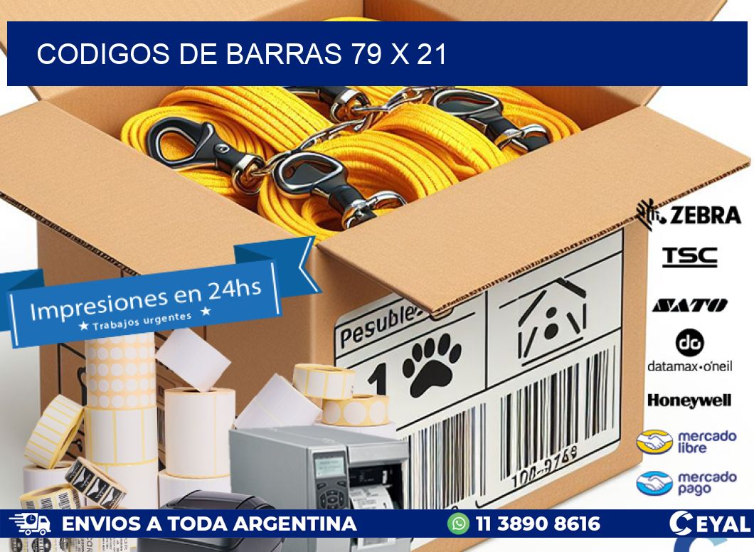 codigos de barras 79 x 21