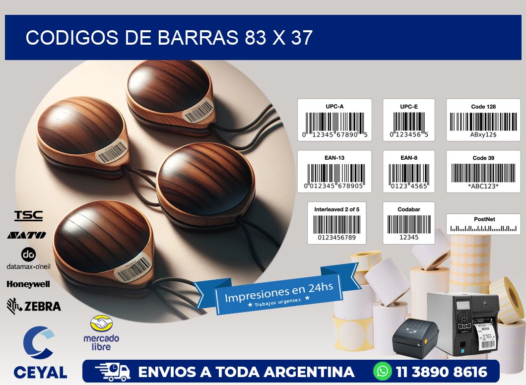 codigos de barras 83 x 37