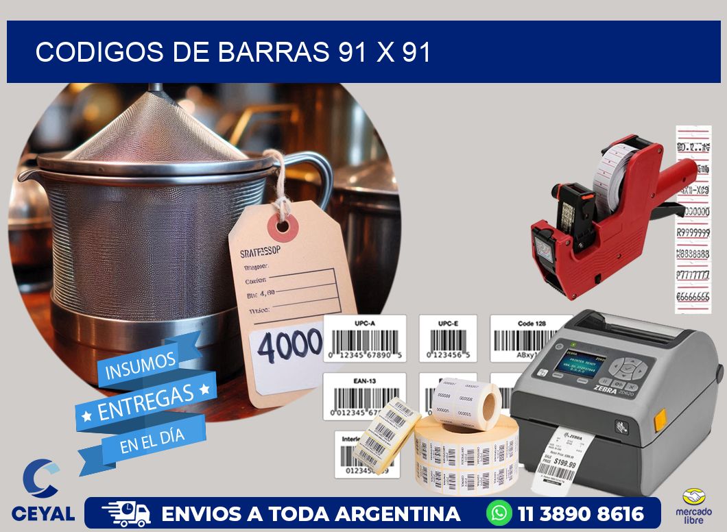 codigos de barras 91 x 91