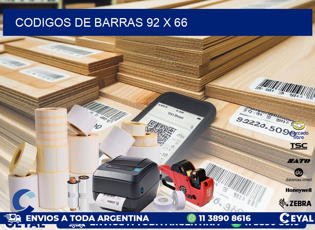 codigos de barras 92 x 66