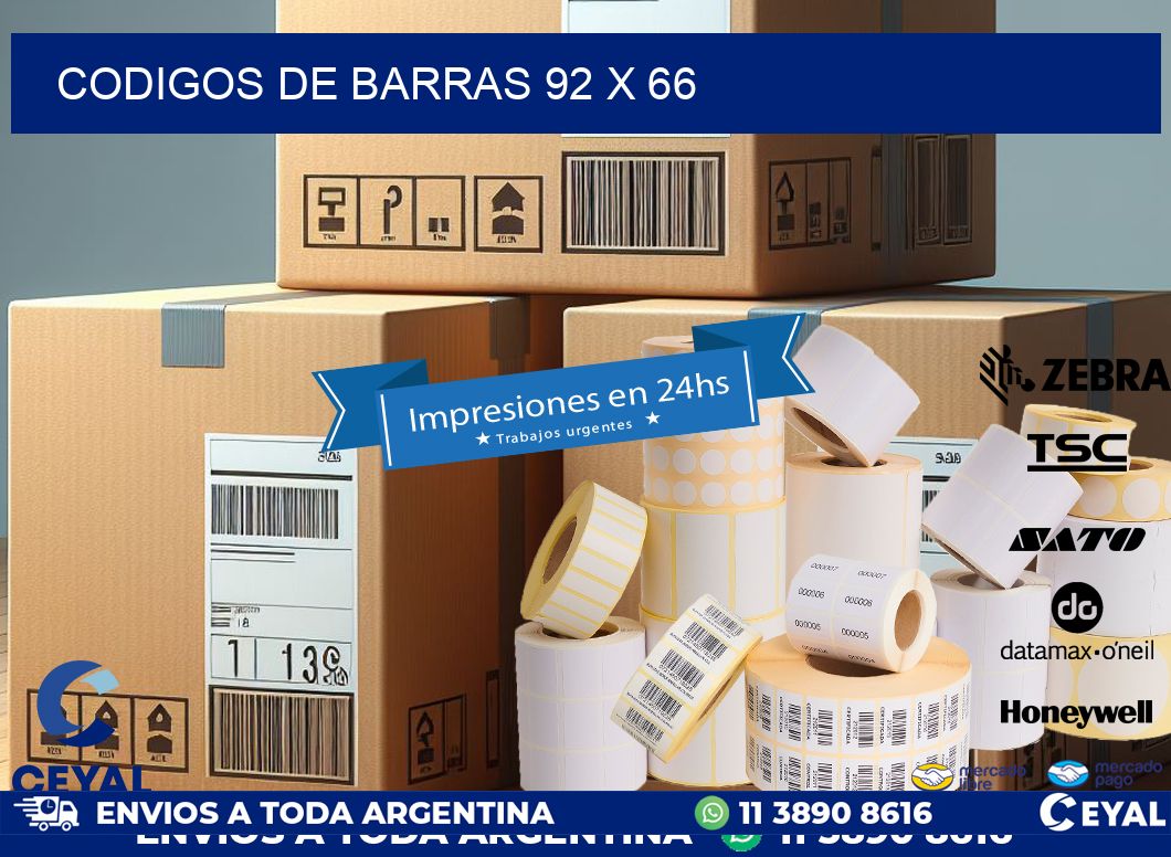 codigos de barras 92 x 66