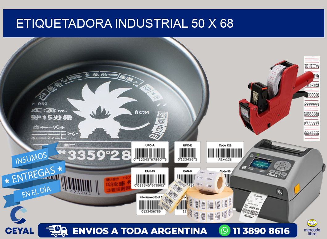 etiquetadora industrial 50 x 68