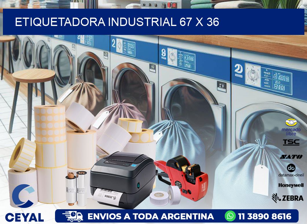 etiquetadora industrial 67 x 36