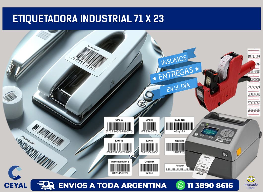 etiquetadora industrial 71 x 23