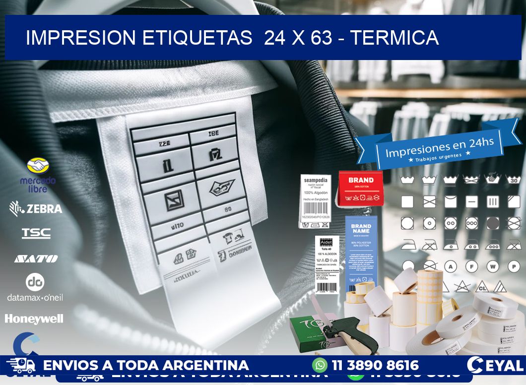 impresion etiquetas  24 x 63 – termica