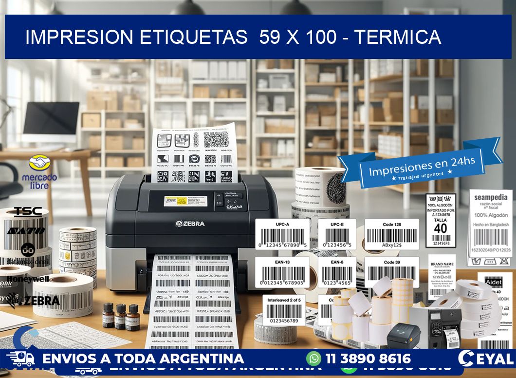 impresion etiquetas  59 x 100 – termica