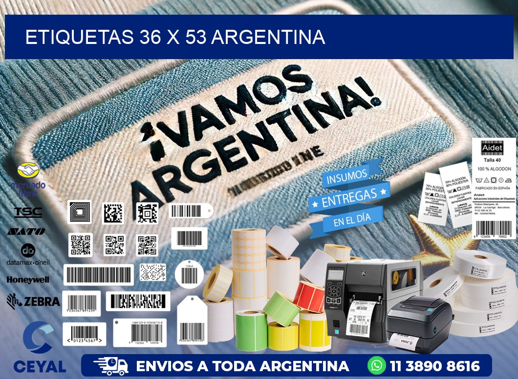 ETIQUETAS 36 x 53 ARGENTINA