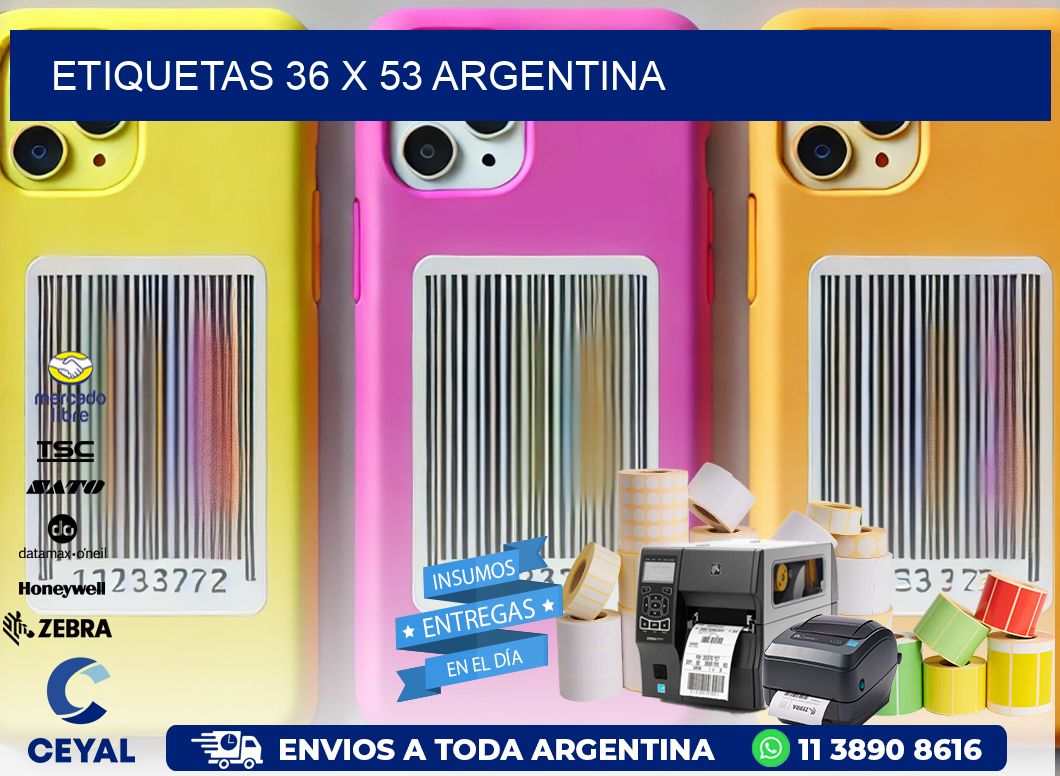 ETIQUETAS 36 x 53 ARGENTINA