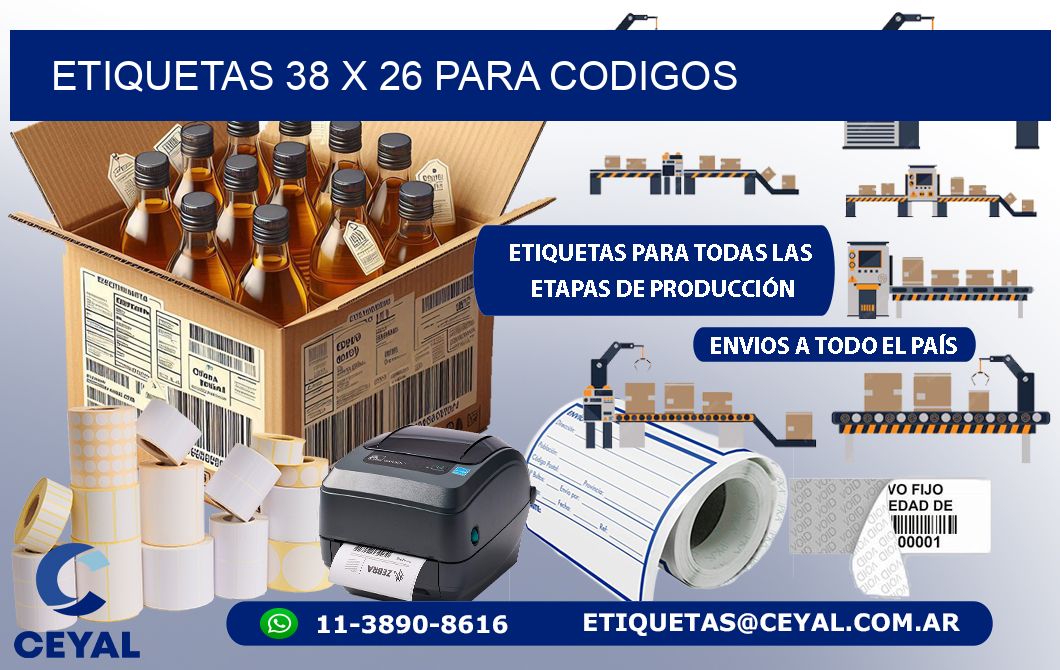 ETIQUETAS 38 x 26 PARA CODIGOS