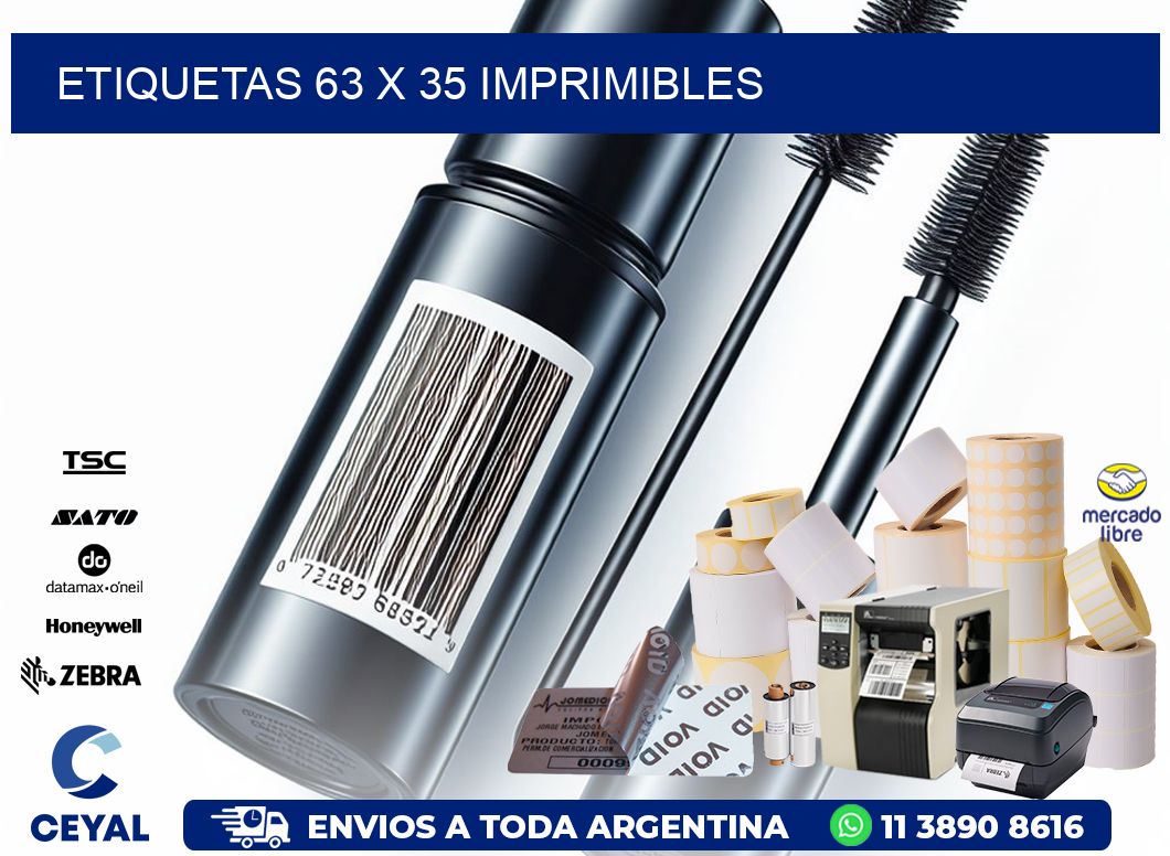 ETIQUETAS 63 x 35 IMPRIMIBLES