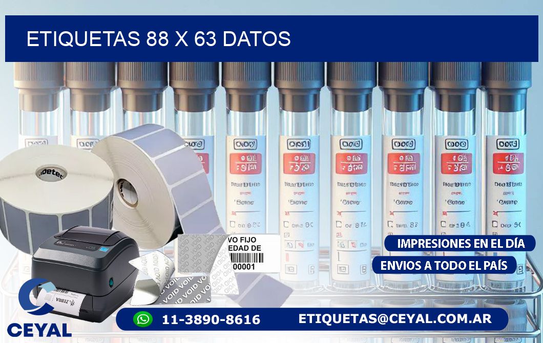 ETIQUETAS 88 x 63 DATOS