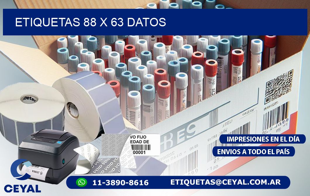 ETIQUETAS 88 x 63 DATOS