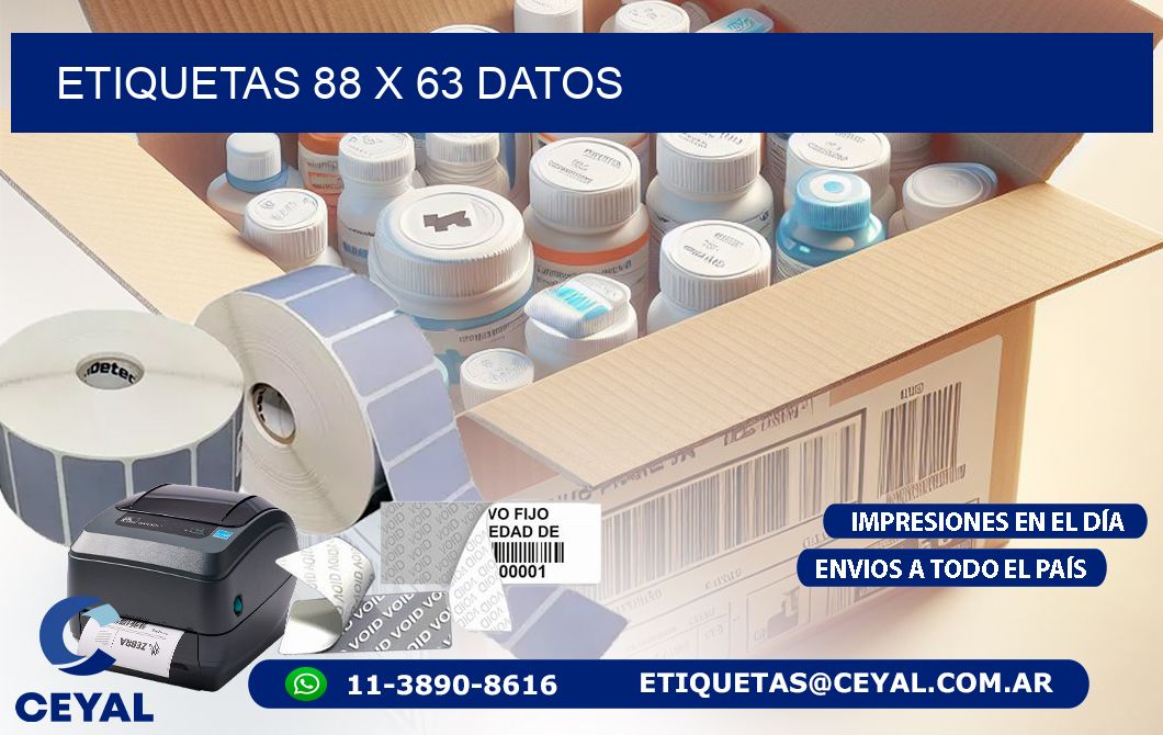 ETIQUETAS 88 x 63 DATOS