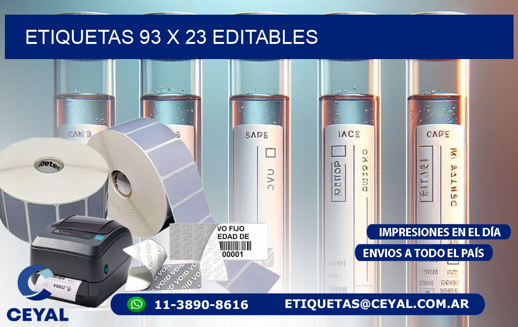 ETIQUETAS 93 x 23 EDITABLES