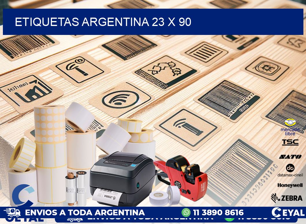 etiquetas argentina 23 x 90