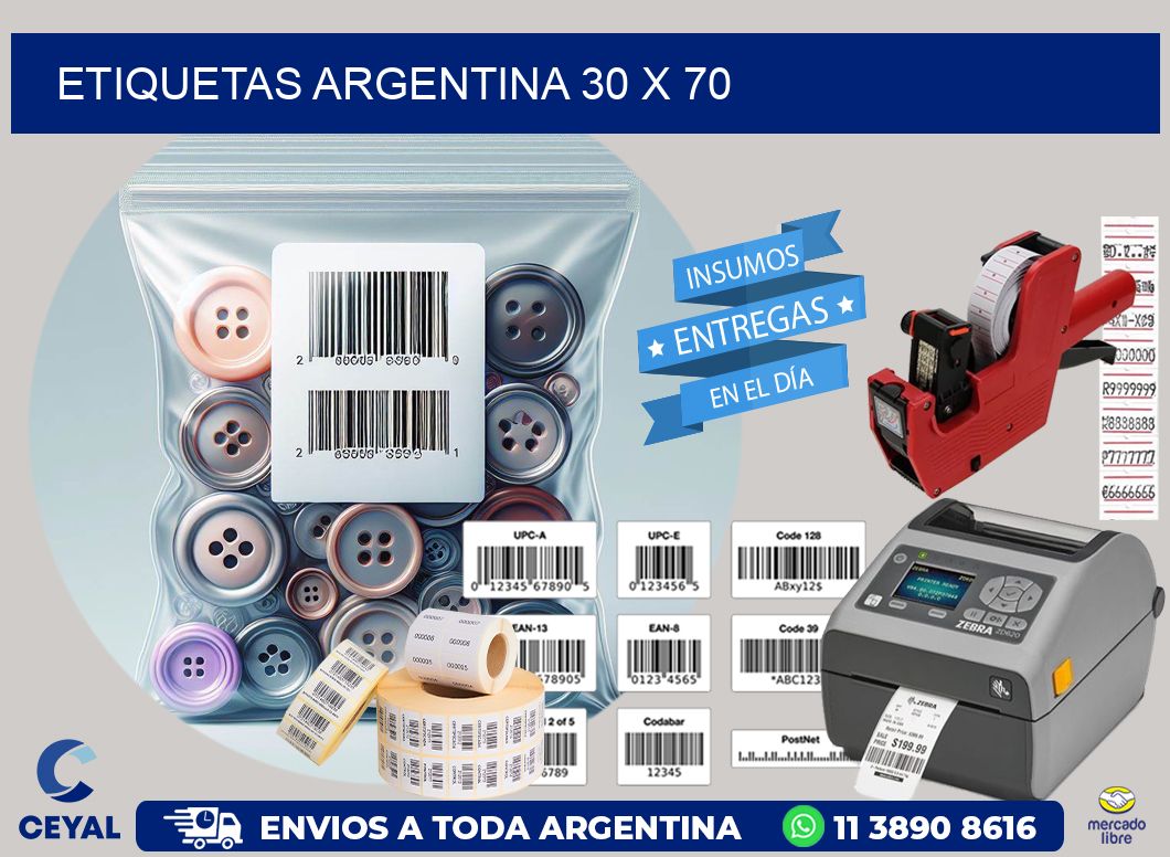 etiquetas argentina 30 x 70