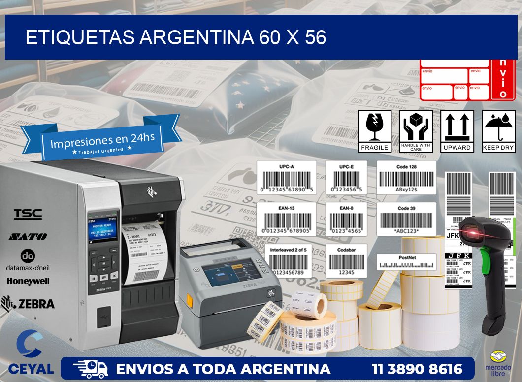 etiquetas argentina 60 x 56