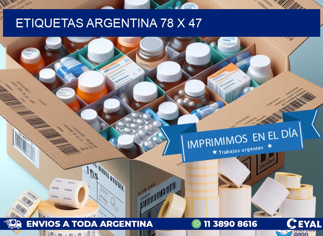 etiquetas argentina 78 x 47