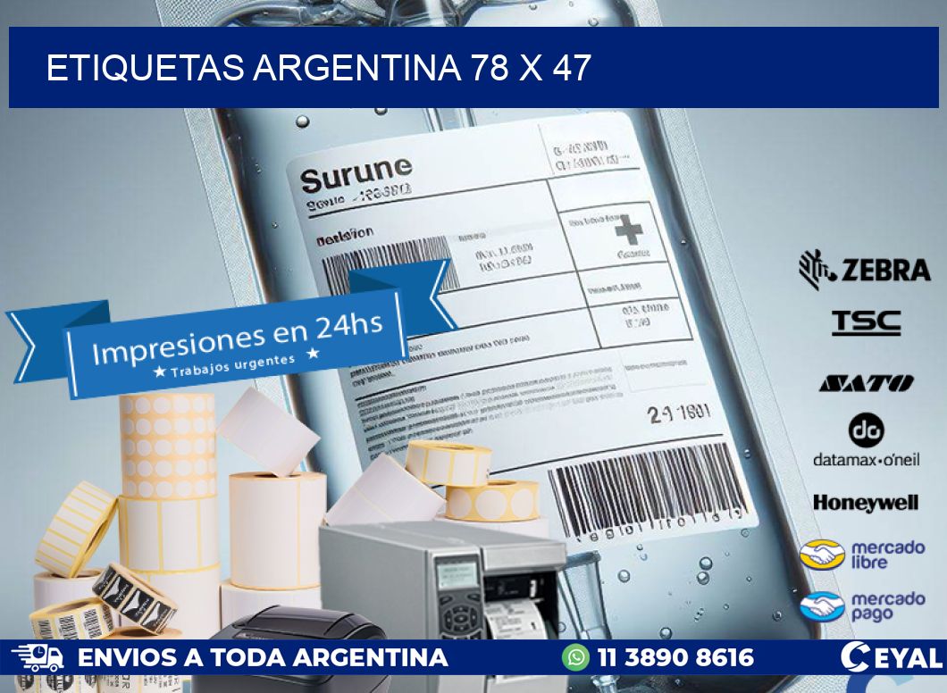 etiquetas argentina 78 x 47