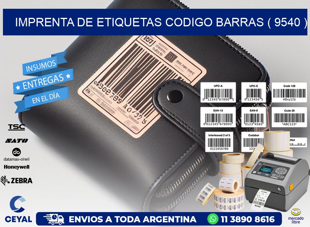 imprenta de etiquetas codigo barras ( 9540 )