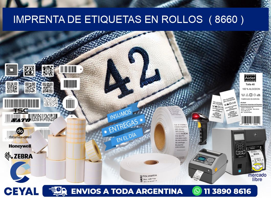 imprenta de etiquetas en rollos  ( 8660 )