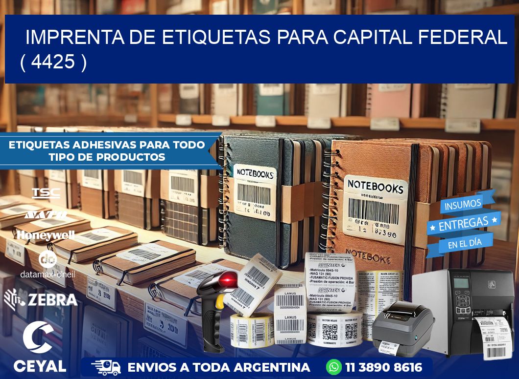 imprenta de etiquetas para capital federal  ( 4425 )