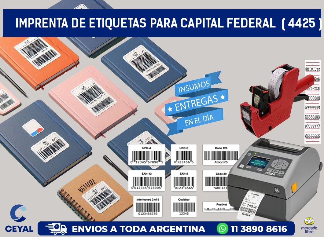 imprenta de etiquetas para capital federal  ( 4425 )