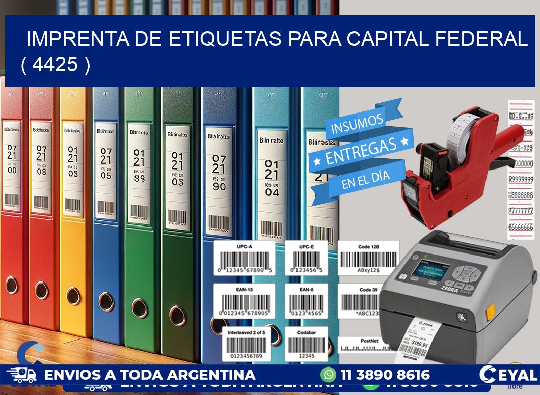 imprenta de etiquetas para capital federal  ( 4425 )