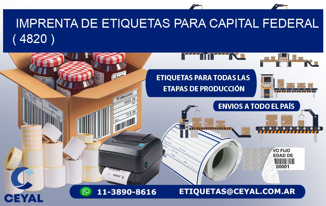 imprenta de etiquetas para capital federal  ( 4820 )