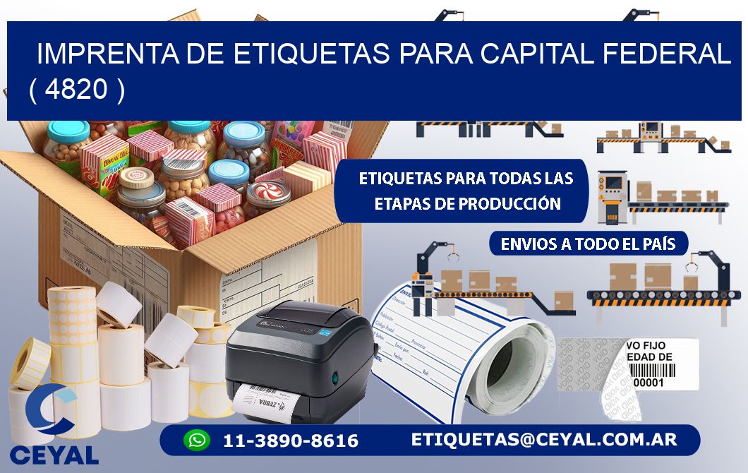 imprenta de etiquetas para capital federal  ( 4820 )