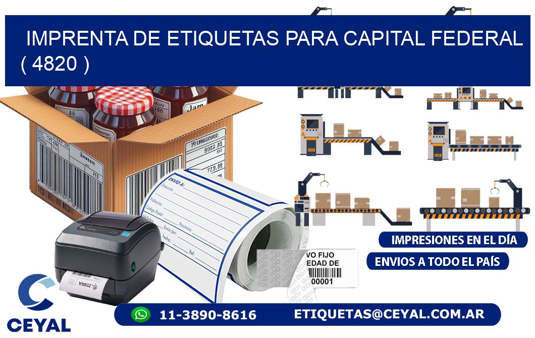 imprenta de etiquetas para capital federal  ( 4820 )