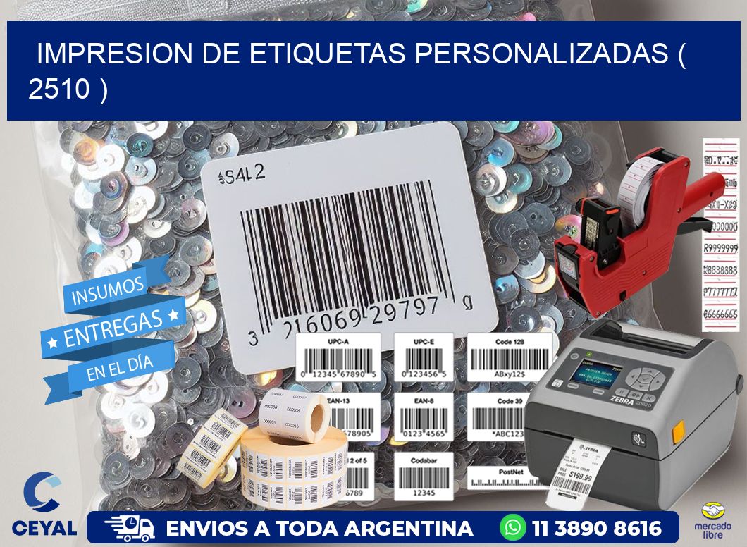 impresion de etiquetas personalizadas ( 2510 )