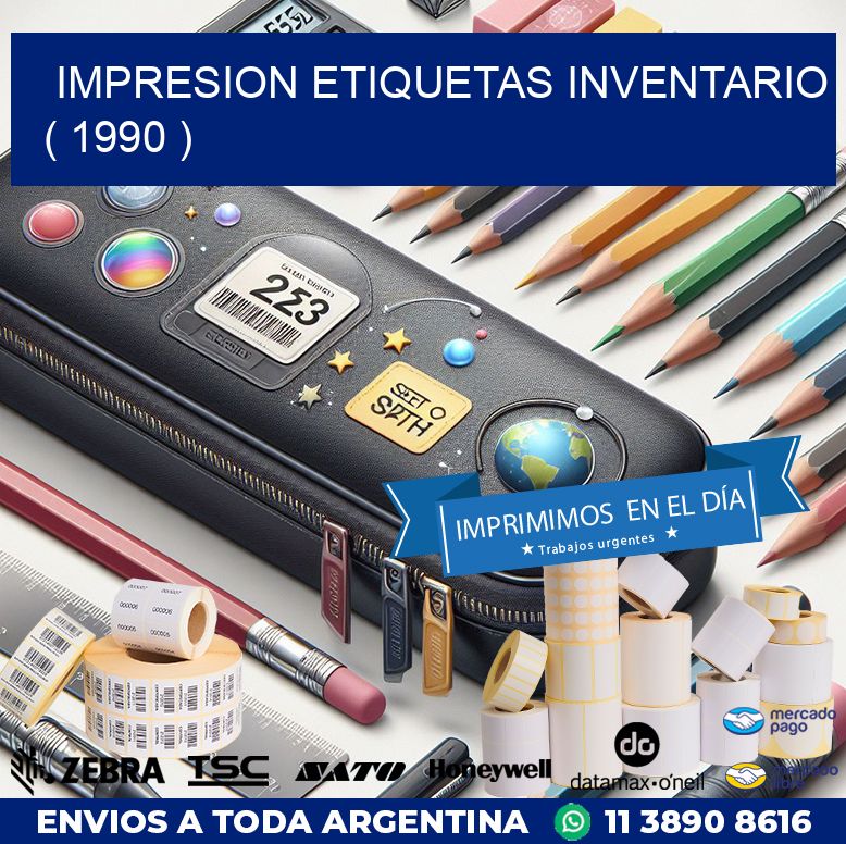 impresion etiquetas inventario ( 1990 )