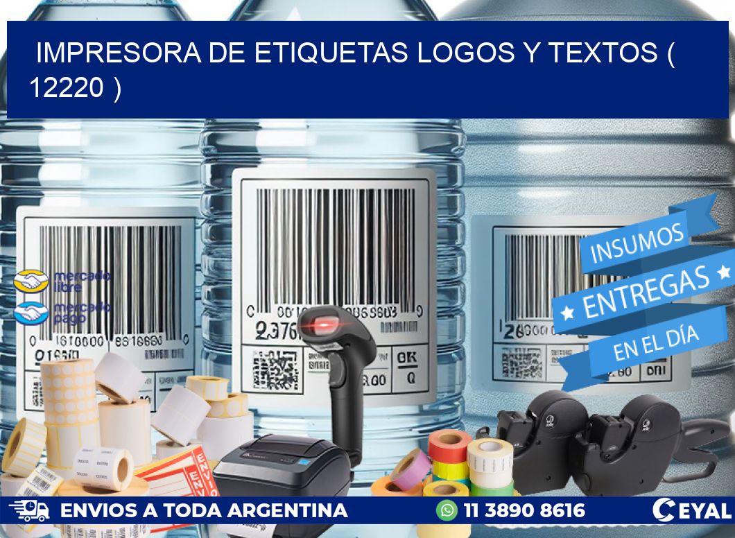 impresora de etiquetas logos y textos ( 12220 )