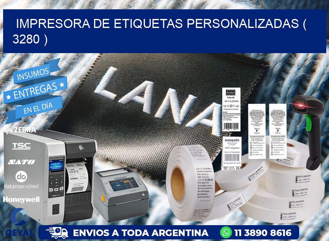 impresora de etiquetas personalizadas ( 3280 )