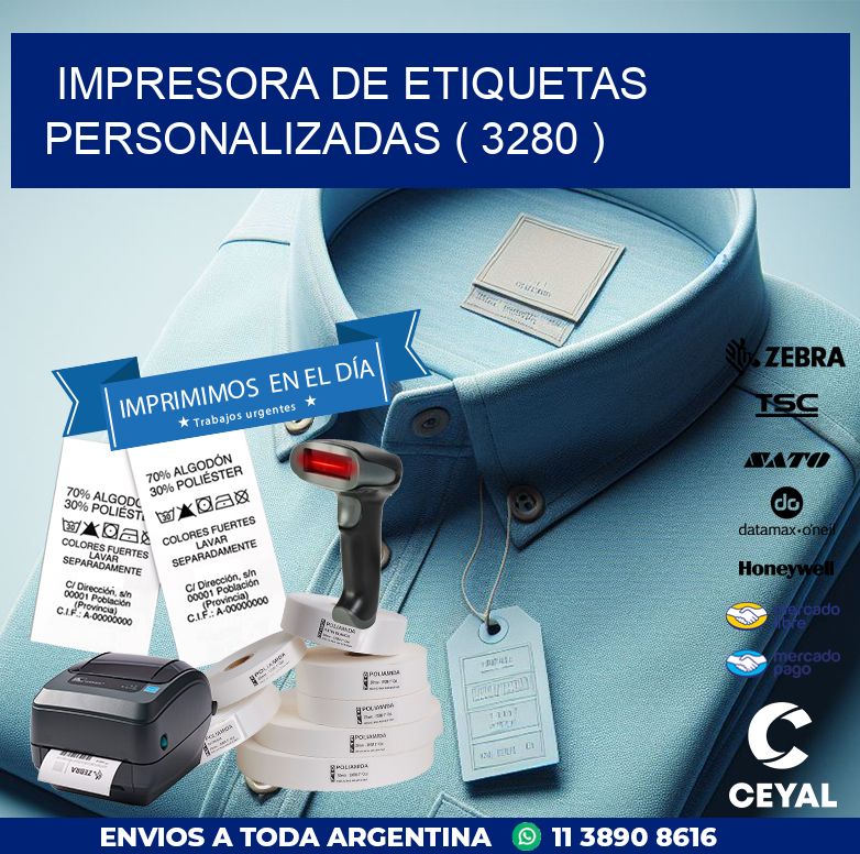 impresora de etiquetas personalizadas ( 3280 )