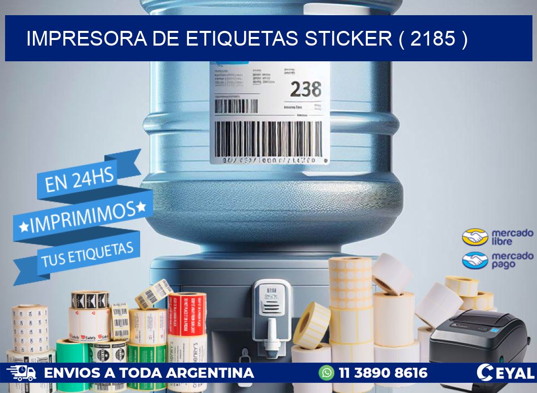 impresora de etiquetas sticker ( 2185 )