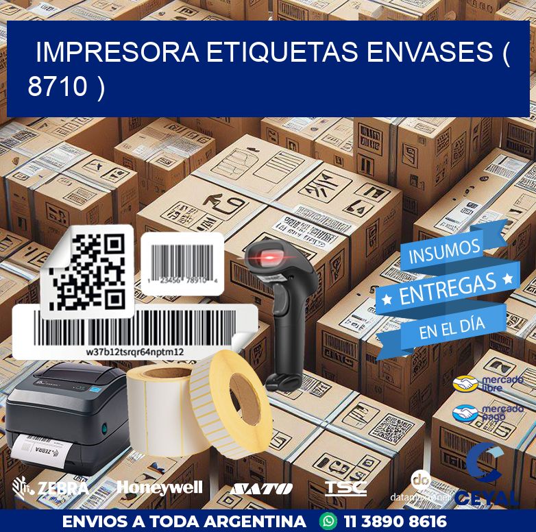 impresora etiquetas envases ( 8710 )