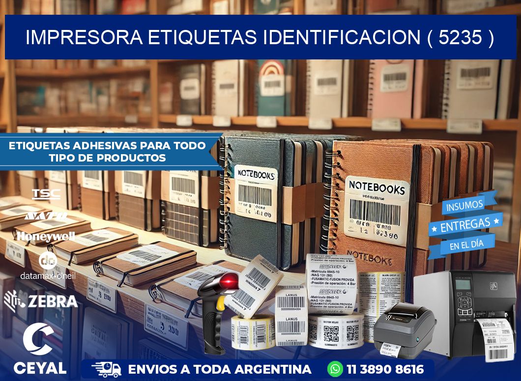 impresora etiquetas identificacion ( 5235 )