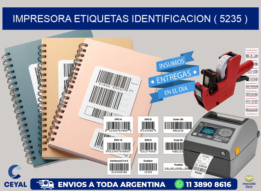 impresora etiquetas identificacion ( 5235 )